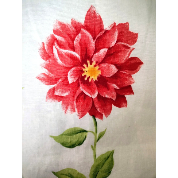 Talbots Linen Skirt Cottagecore Boho Glam Lined Floral Party Beach Casual 10P - Picture 12 of 12